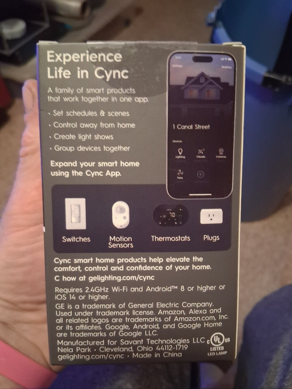 Cync Full Color Direct Connect Smart Bulb - Picture 6 of 7